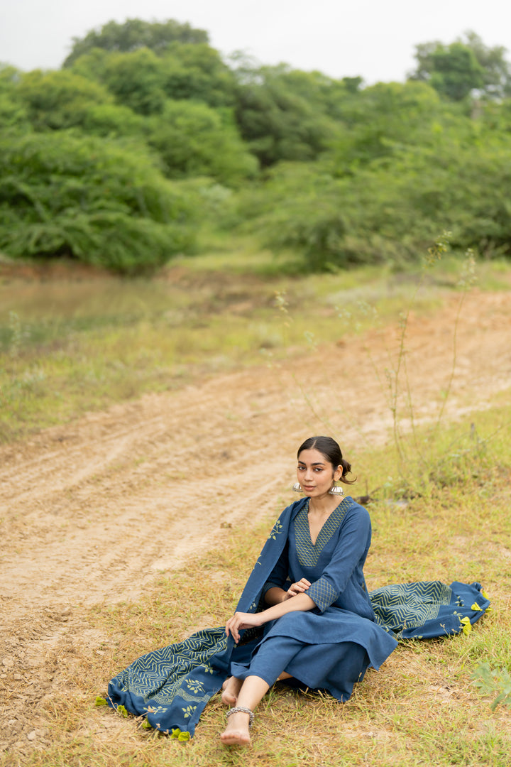 Indigo Blue Kurta Set