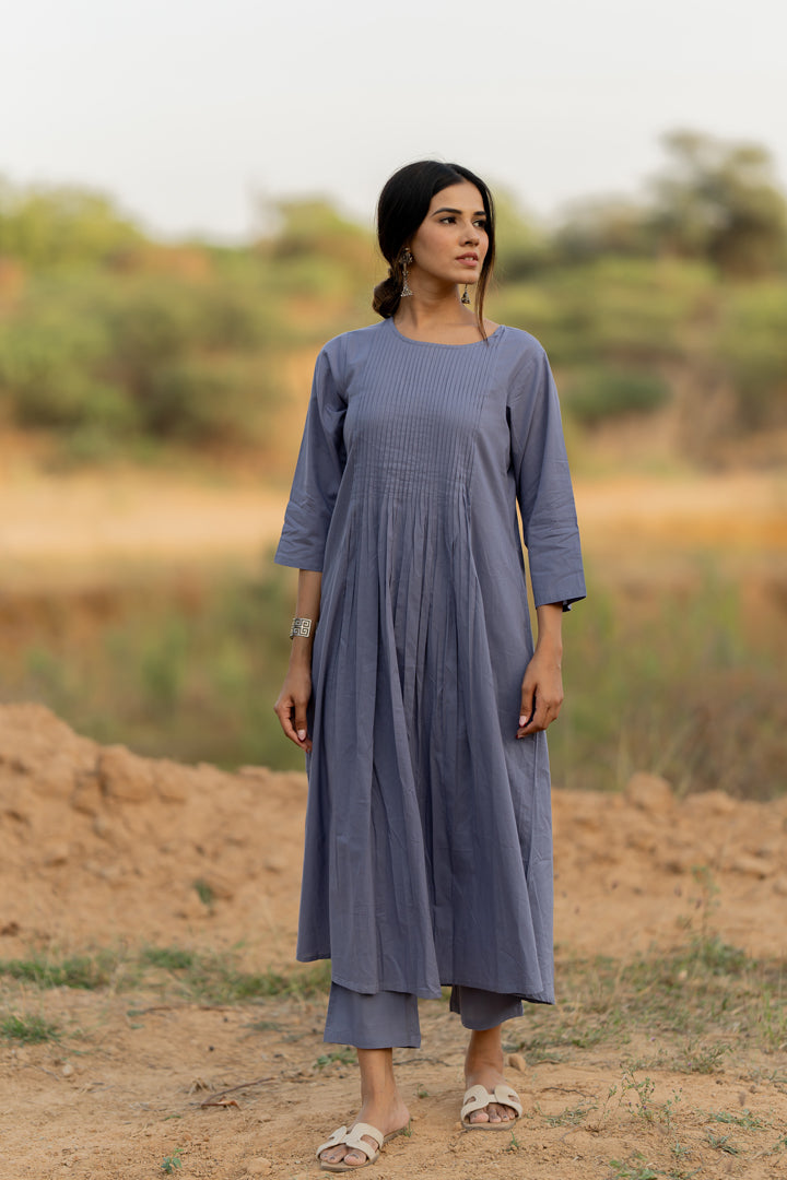 Iris Blue Kurta Set