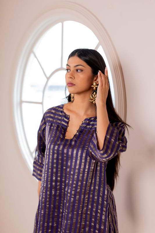 Reyna Striped Kurta Set