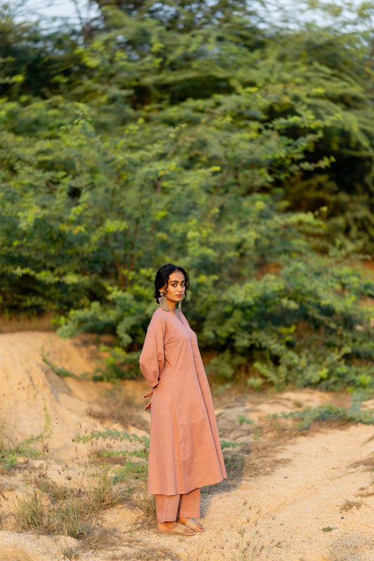 Millenial Pink Kurta Set