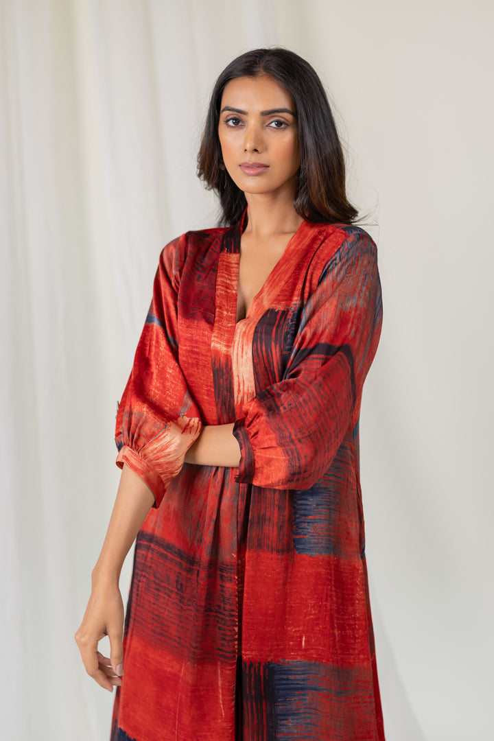 Crimson Palette Kurta