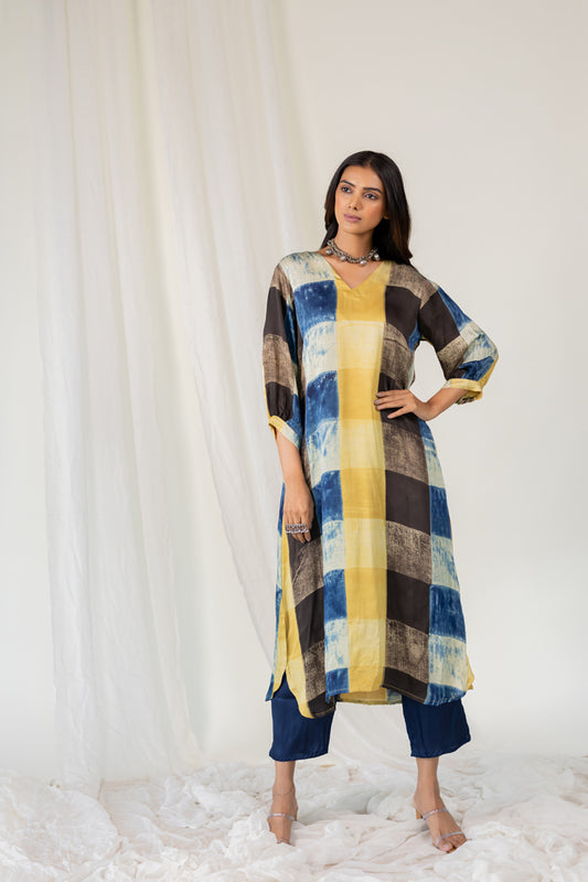 Rain Earth Mosaic Kurta Set