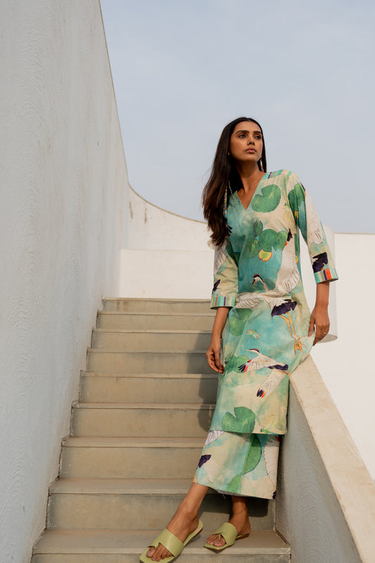 Birds Eye View Kurta Set