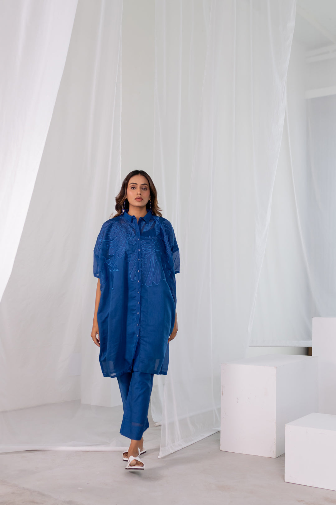 Sea of Foliage Tunic Co-Ord