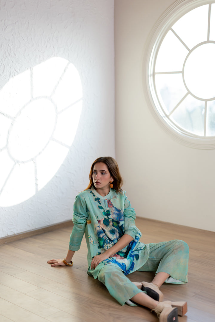 Flowers and Fruits Shirt Co-Ord