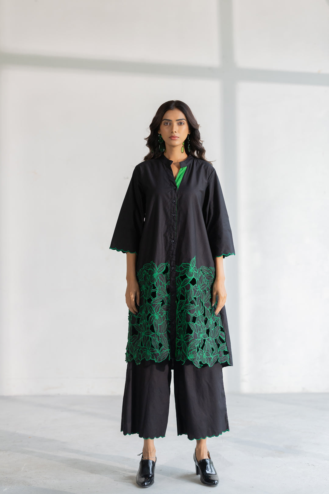 Nightgarden Cutwork Kurta Set