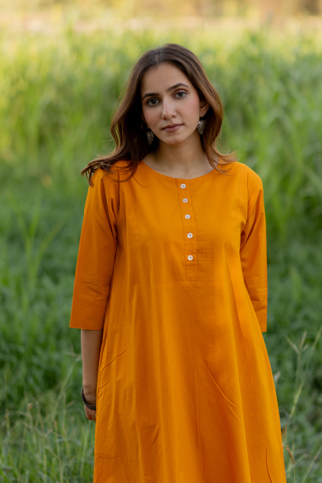 Mango Yellow Kurta Set