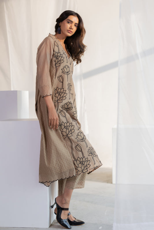 Lotus Bay Applique Kurta