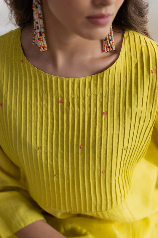 Zesty Lime Kurta Set