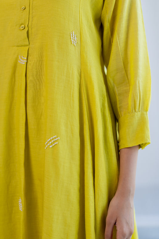 Breezy Lime Dewdrop Dress