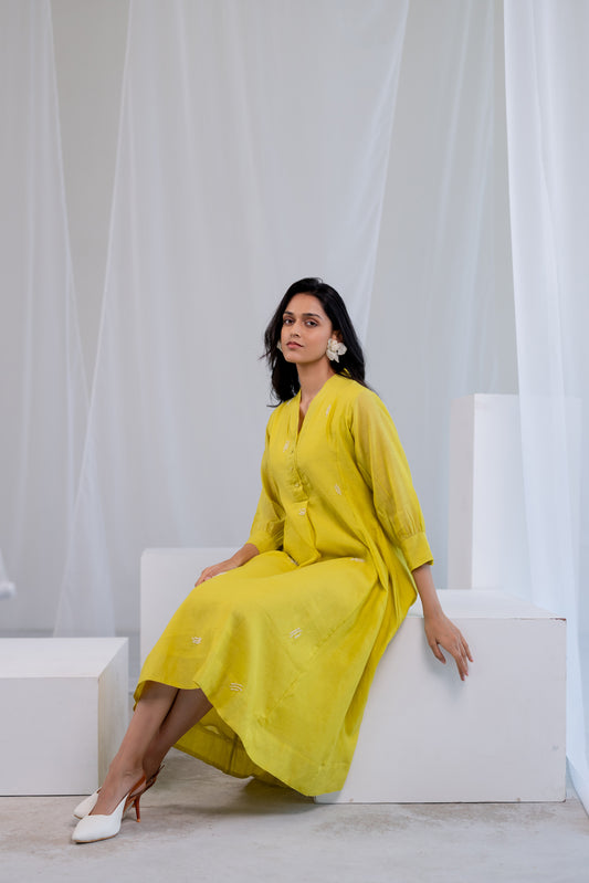 Breezy Lime Dewdrop Dress