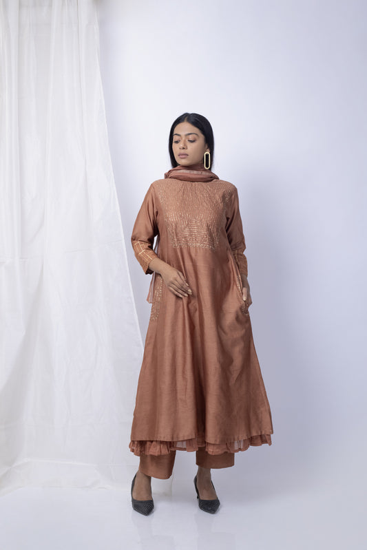 Cinnamon Kurta Set