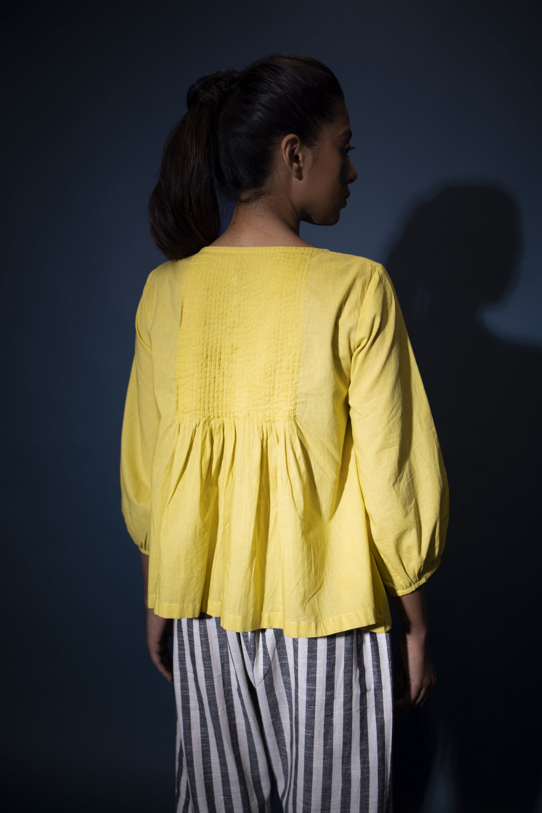 Yellow Top and Pants Set