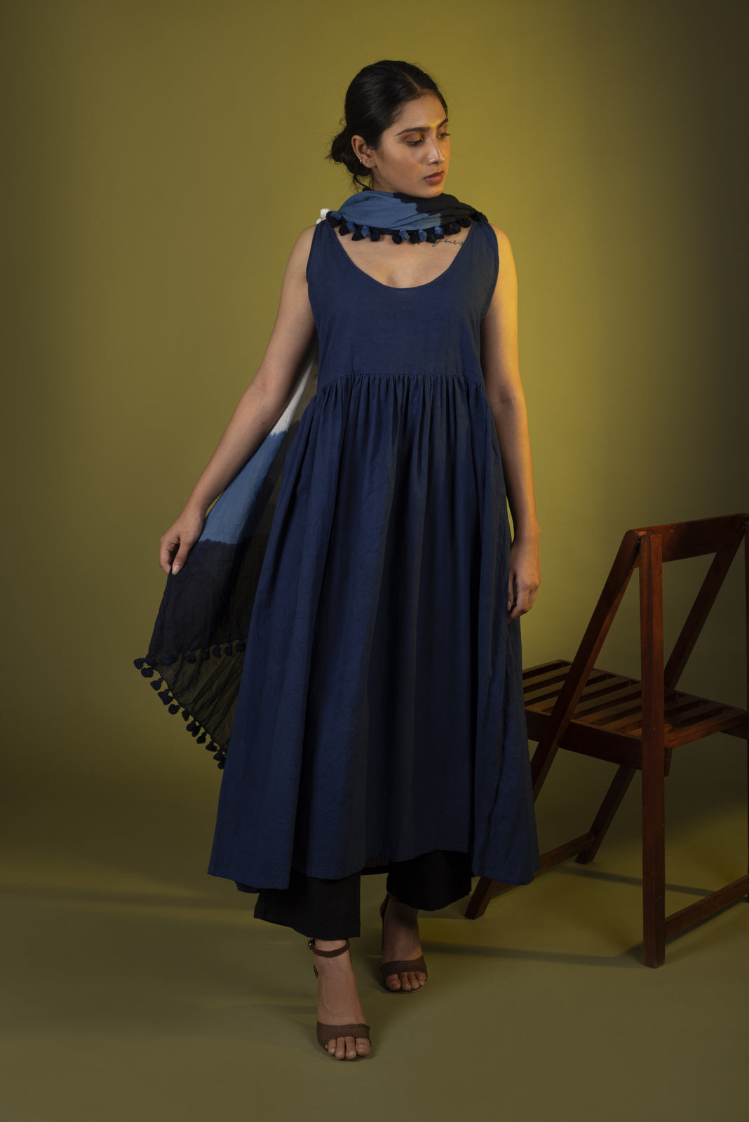 Indigo Colour Dress indigo-colour-dress