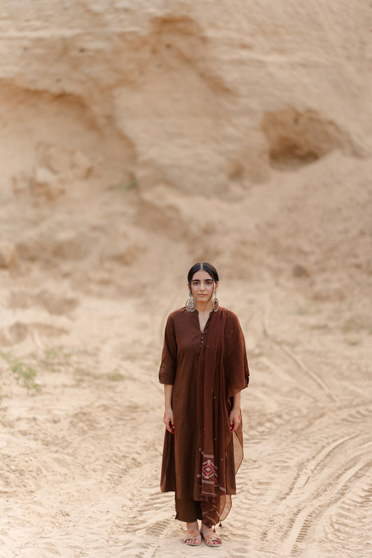 Coffee Brown Kurta set