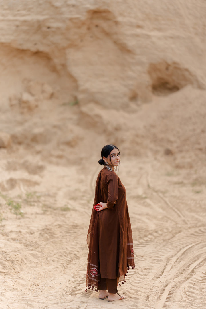 Coffee Brown Kurta set