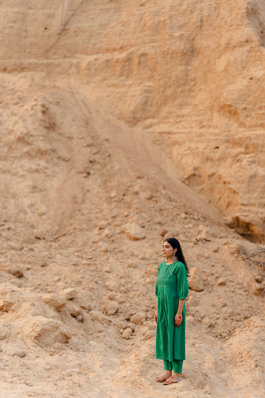 Mystic Green Kurta Set