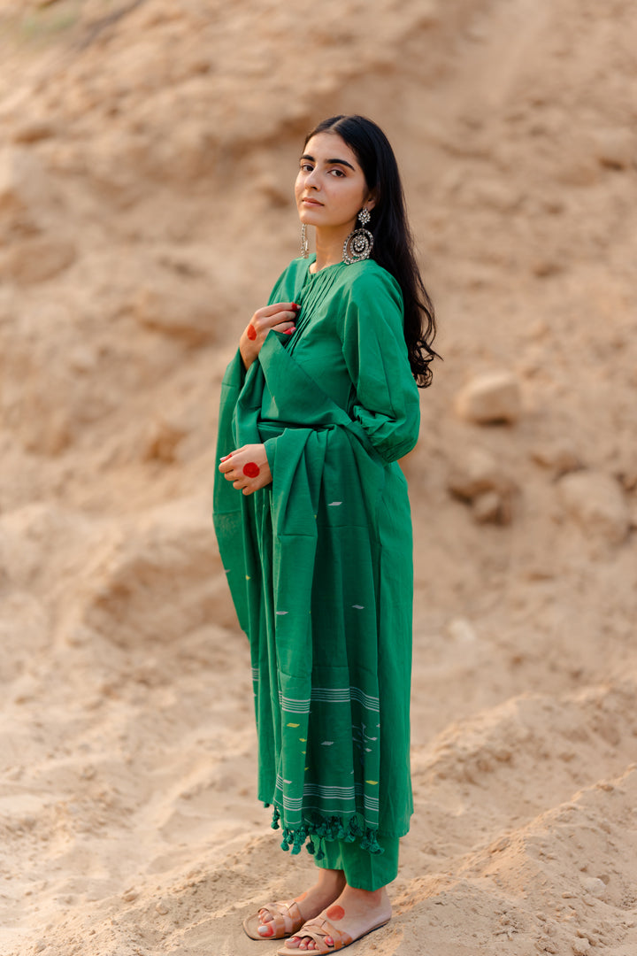Mystic Green Kurta Set