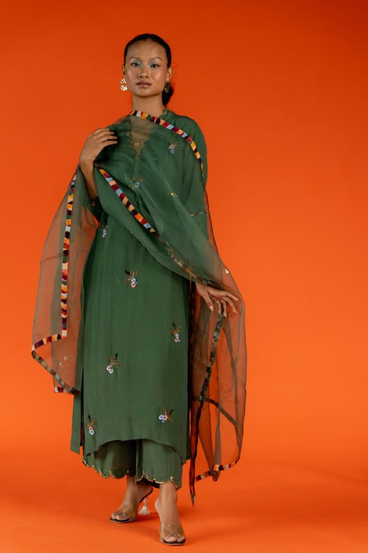 Haritah Kurta Set with Dupatta