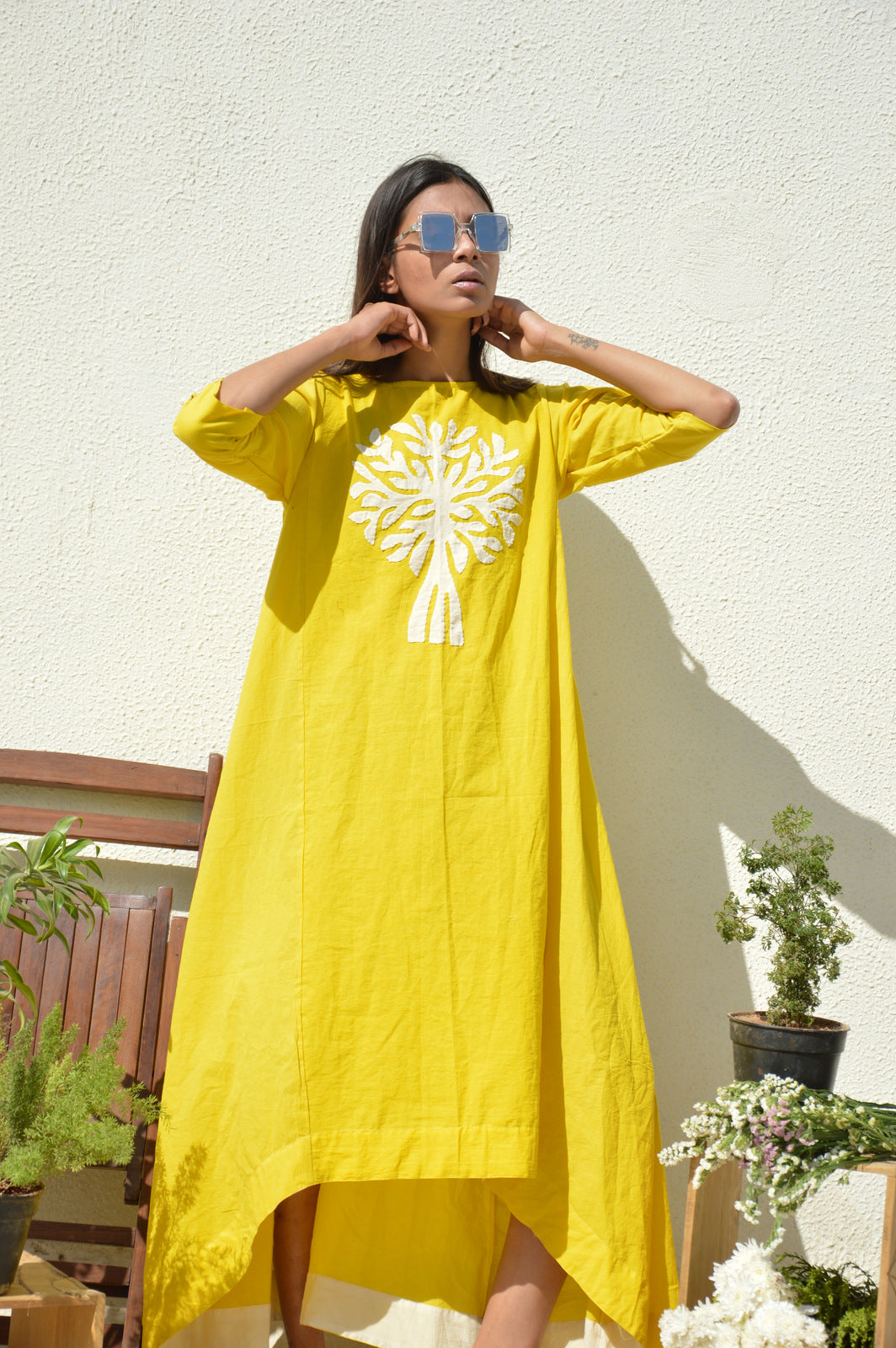 Yellow Tree of Life Tunic