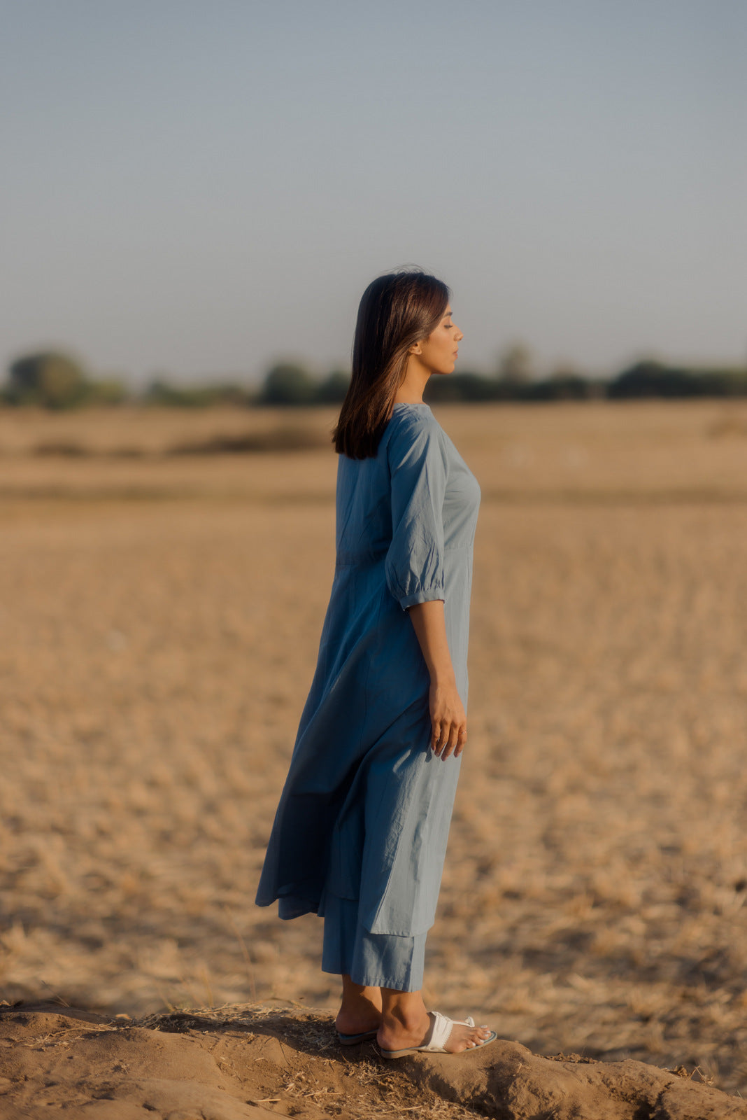 Ash grey kalidaar set