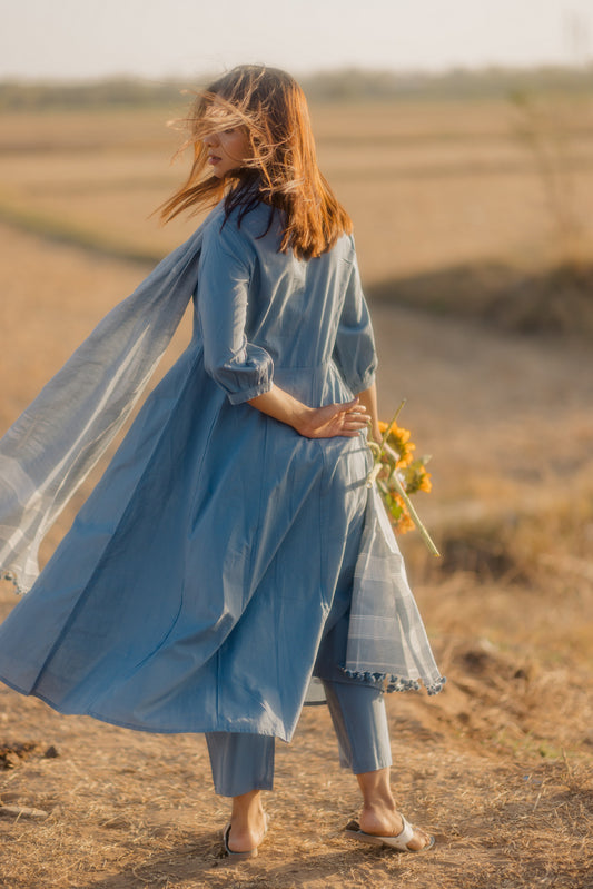 Ash grey kalidaar set