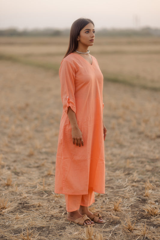 Melon kurta set