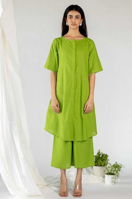 Palm green tunic set