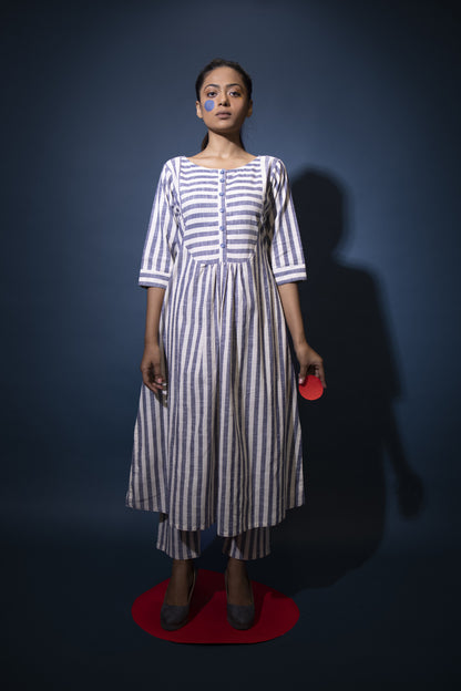 Slate and white Tunic