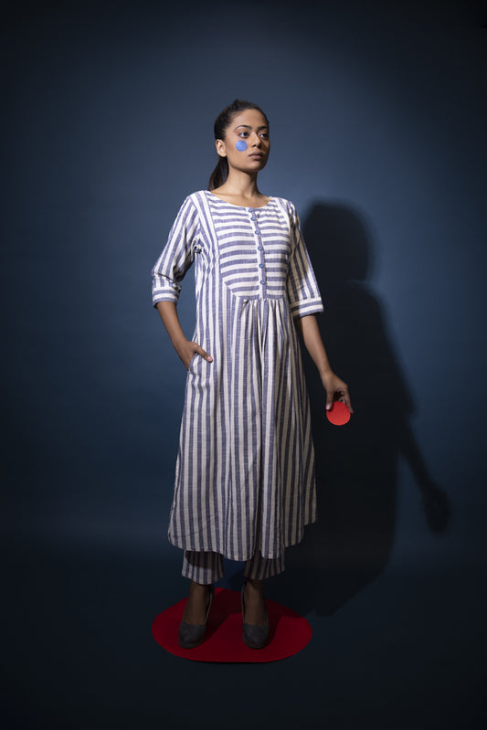 Slate and white Tunic