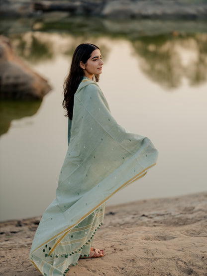 Sage green Kurta Set