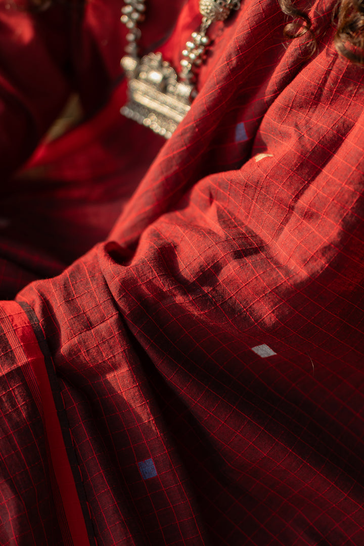 Claret Kurta Set with Dupatta