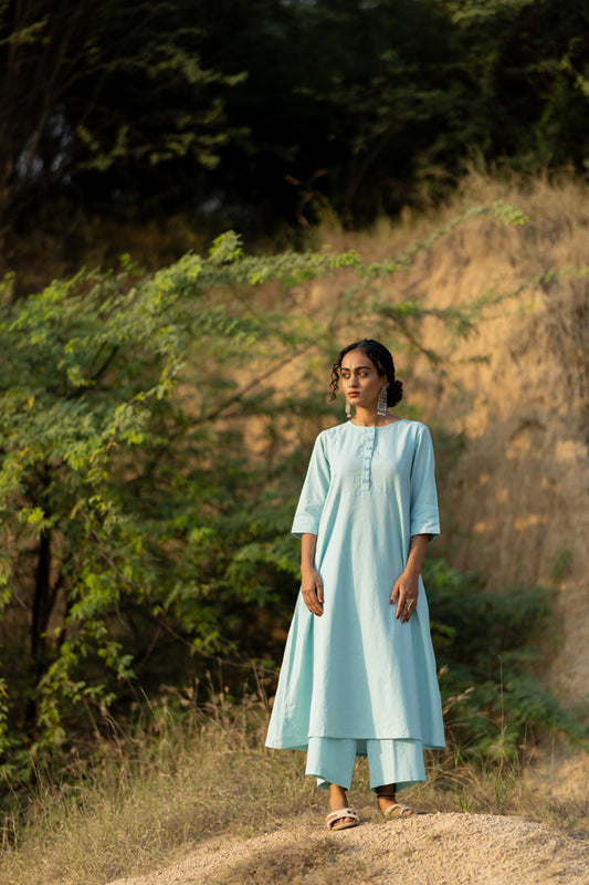 Dewy Blue Kurta Set