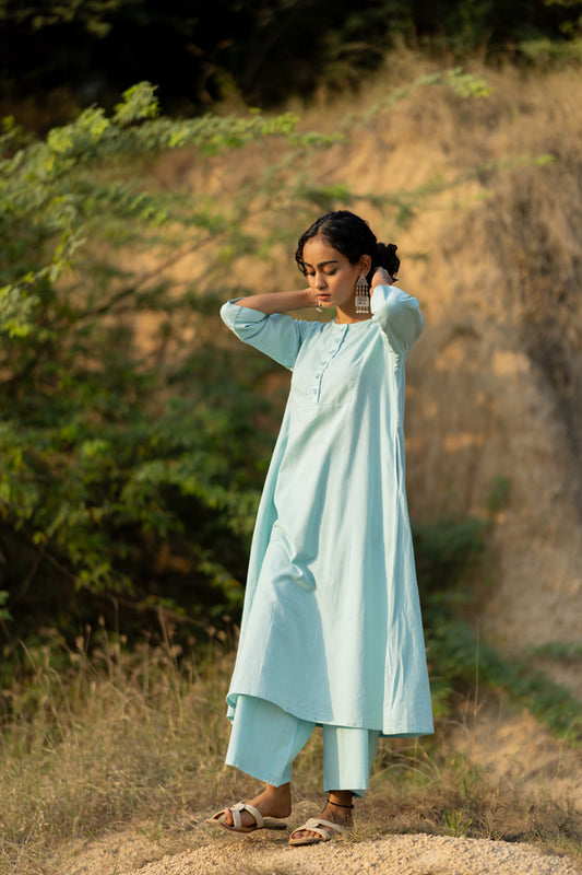 Dewy Blue Kurta Set