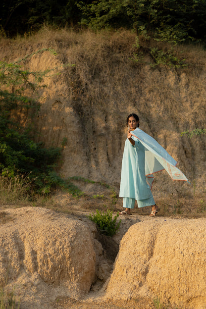 Dewy Blue Kurta Set
