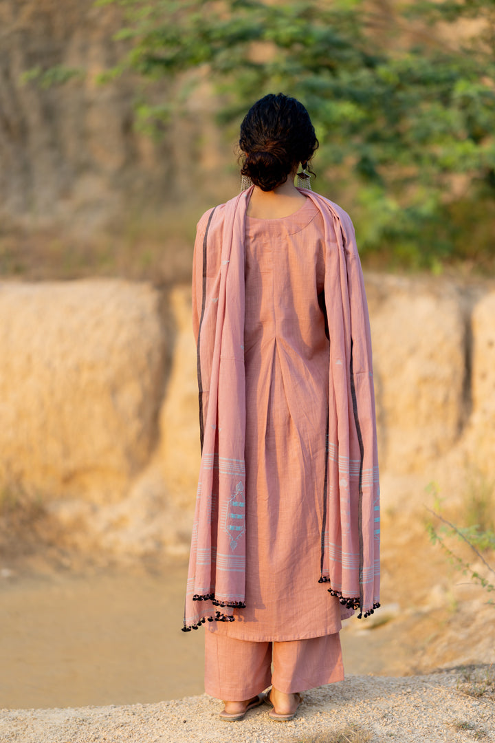 Millenial Pink Kurta Set