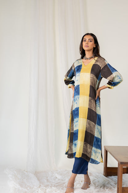 Rain Earth Mosaic Kurta Set