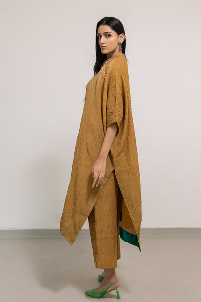 Kalindi Buttondown Kaftan Set