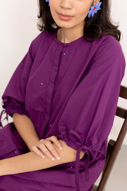 Jaamun Button-Down Tunic Set