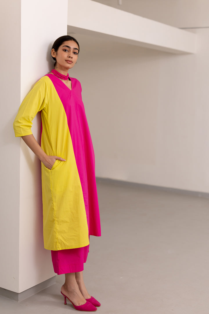 Neon Pop Kurta Set