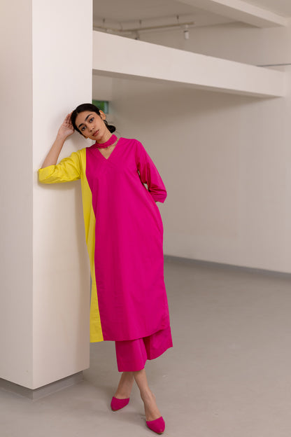 Neon Pop Kurta Set