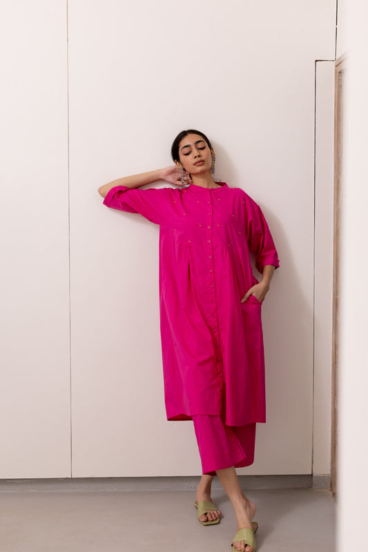 Pink Horizon Tunic Co-Ord