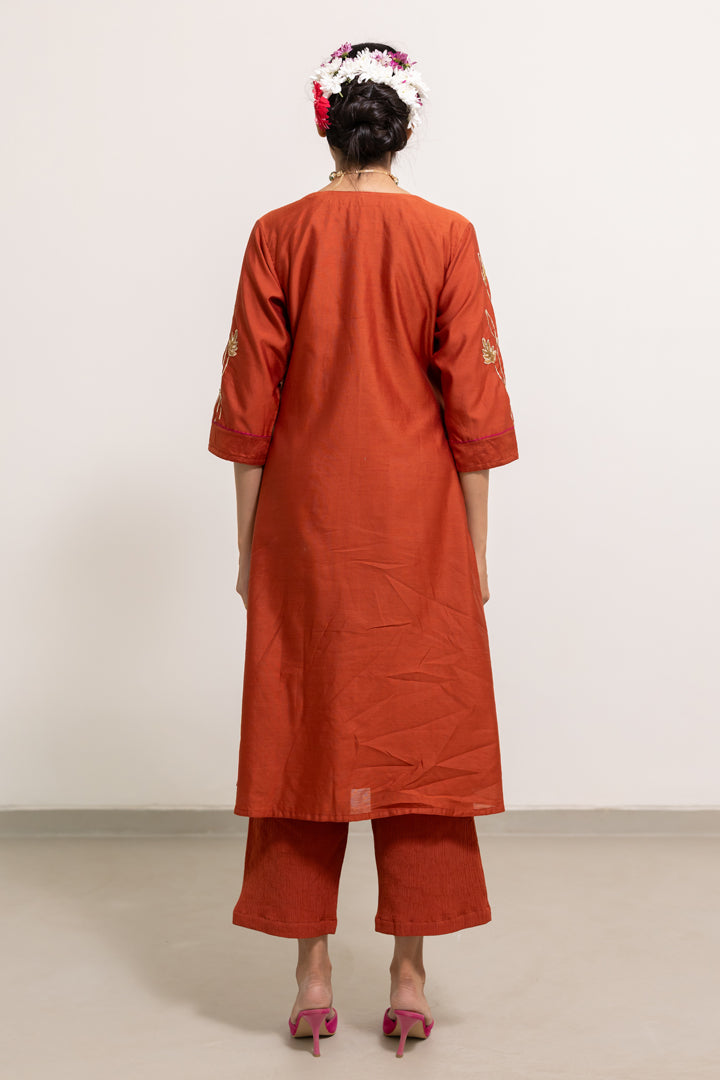 Rajasvi Embroidered Kurta Set with Dupatta