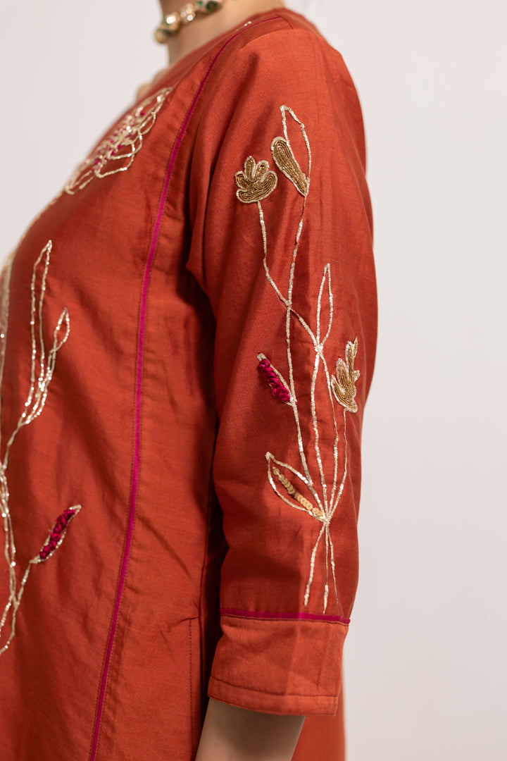 Rajasvi Embroidered Kurta Set with Dupatta