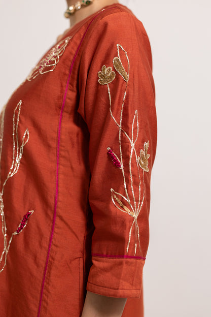 Rajasvi Embroidered Kurta Set with Dupatta