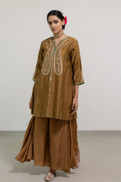 Taruni Paisely Tunic and Palazzos Set