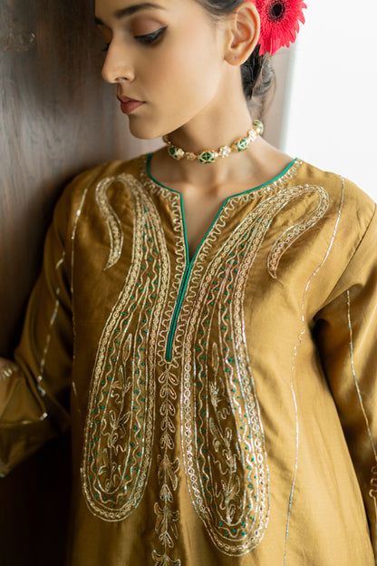 Taruni Paisely Tunic and Palazzos Set