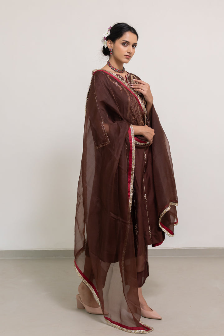 Dhaaraa Paisely Kurta Set with Dupatta