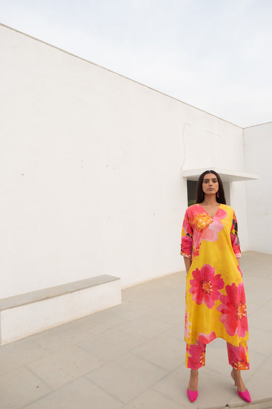 Floral Rhapsody Kurta Set