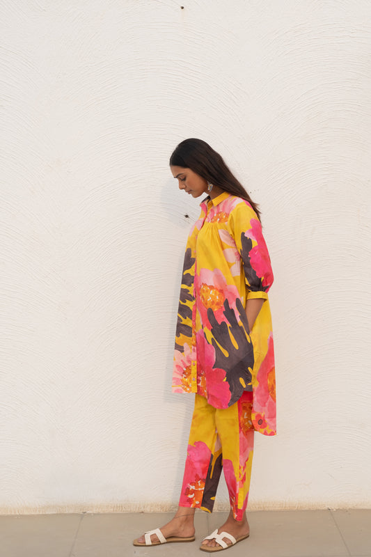 Floral Rhapsody Tunic and Pants set